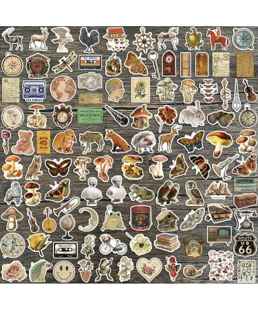 ANERZA 300 PCS Vintage Aesthetic Stickers | Scrapbook, Journal, Laptop, Water Bottles | Waterproof Vinyl Bullet Journal Stickers for Adults & Teens - Buy Online on GoSupps.com