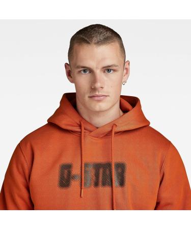 G-STAR RAW Men's Dotted HDD Sw Sweats L Orange (Rooibos Tea D23481-d425-g052) - Buy Online on GoSupps.com