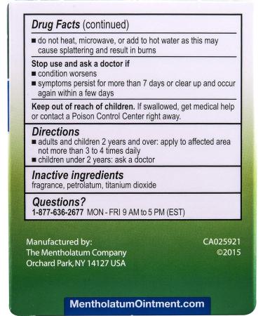 Mentholatum Ointment 3 Ounce - Pack of 4 | Pain Relief Ointment for Muscles & Joints - Buy Online on GoSupps.com