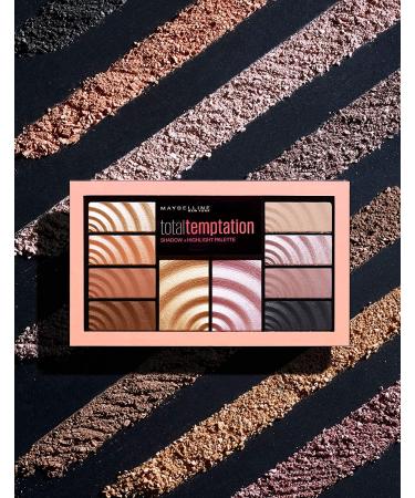 Maybelline Total Temptation Eyeshadow & Highlight Palette 0.42 oz â€“ Perfect for All-Day Glam - Buy Online on GoSupps.com