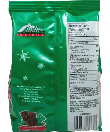 Tootsie Roll Andes Cr me De Menthe Minis 241 Grams - Buy Online on GoSupps.com