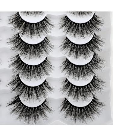 20 Pairs Mixed Styles Fluffy Faux Mink False Eyelashes - Dramatic Long 20MM Fake Lashes - Buy Online on GoSupps.com