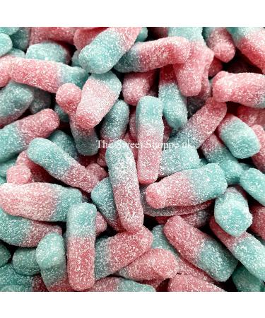 Fizzy Bubblegum Bottles - Pick N Mix Retro Sweet Shop - Wedding - Favours - Candy Treats - Fizzy Sweets - Sour Sweets (400g) - Buy Online on GoSupps.com