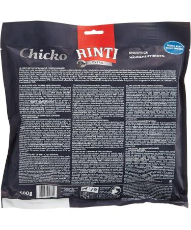 RINTI Chicko Chicken Treats - 500g (1 Pack) | Premium Pet Snacks for Dogs - International Shipping - Buy Online on GoSupps.com