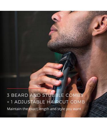Remington PG526 Advanced Rechargeable Body Groomer Kit - 10 Piece Beard Trimmer - Grey - Buy Online on GoSupps.com