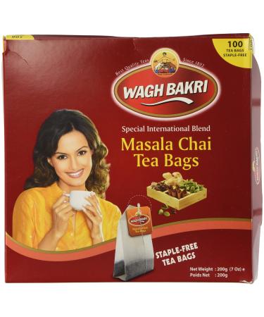 Wagh Bakri Masala Chai 100'S 100 Count (Pack of 1)