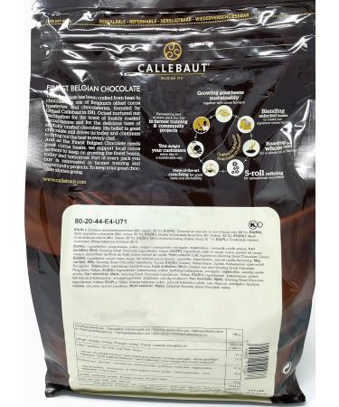 Callebaut Power 80 80% Belgian Dark Chocolate Couverture 2.5kg - Pack of 1 - Buy Online on GoSupps.com