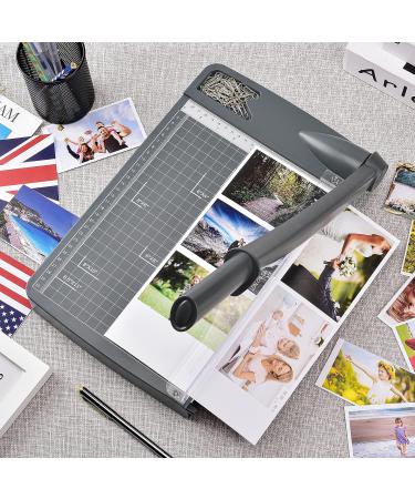 Moonsmile Paper Cutter  12 Inch Cut Length Heavy Duty Guillotine Paper Trimmer with Safety Guard and Blade Lock  12-Sheet Capacity  Cardstock/Cardboard/Laminating Sheet AN22021 - Buy Online on GoSupps.com