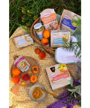 Babybio - Green Pumpkin and Butternut Squash from our Farm - 4+ months - Pack of 6 - Buy Online on GoSupps.com