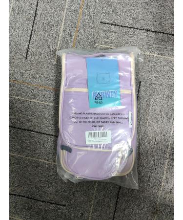 Women's Large Travel Hanging Toiletry Wash Bag Organizer - Light Purple Cosmetic & Makeup Case - Buy Online on GoSupps.com