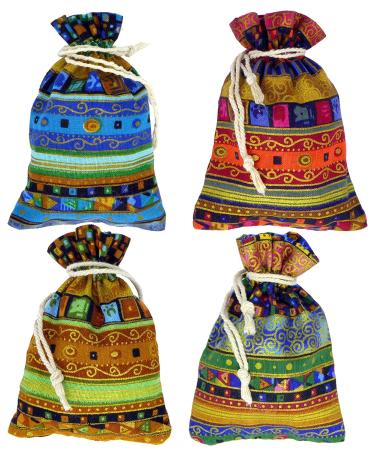 Colludo Gemstone Set | Natural Tumbled Stones in Colorful Fabric Bag | Various Sizes (2.5-3.5 cm) - Perfect for Collectors & Decor - Buy Online on GoSupps.com