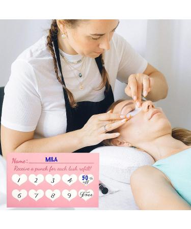 Flying Dragon 100 Eyelash Extensions Loyalty Cards - Perfect for Salons & Spas - Buy Online on GoSupps.com