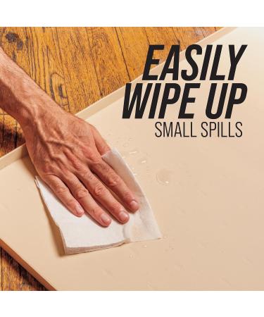 Buy Leash Boss Spray Mat Small - Waterproof Silicone Bowl Pad for Cats & Dogs | 46x28 cm Beige | Anti-Slip & Large Lip Design - Ideal for Feed & Water - Buy Online on GoSupps.com