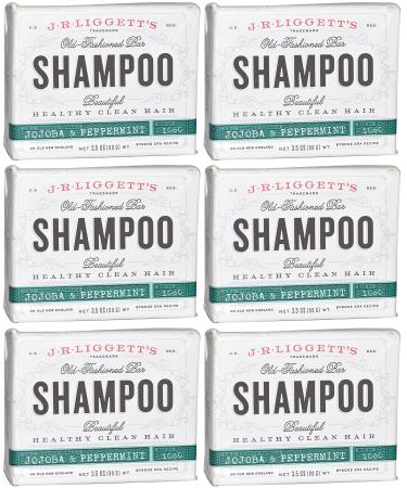 J.R. Liggett's Old Fashioned Shampoo Bar Jojoba & Peppermint 3.5 oz (99 g)