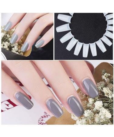 False Nails - 500 Professional Natural French Tips in PVC Box | DIY Nail Forms for Women & Girls - Buy Online on GoSupps.com