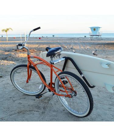 MBB Shortboard Bicycle Surfboard Rack | Compatible with Shortboards, Boogie Boards, Snowboards | Quick Release Bars | Moved By Bikes - Buy Online on GoSupps.com