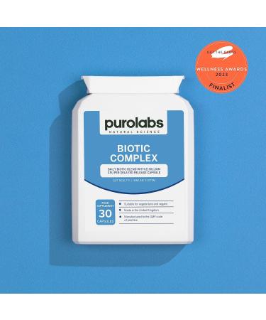 Probiotic Complex Supplement for Gut Health & Digestion - 21 Billion CFU with Prebiotic - Vegan - 60 Capsules - Buy Online on GoSupps.com