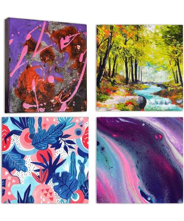 U.S. Art Supply 18x18 Birch Wood Paint Pouring Panel Boards Studio 3/4 Deep Cradle (Pack of 2) - Artist Wooden Wall Canvases - Buy Online on GoSupps.com