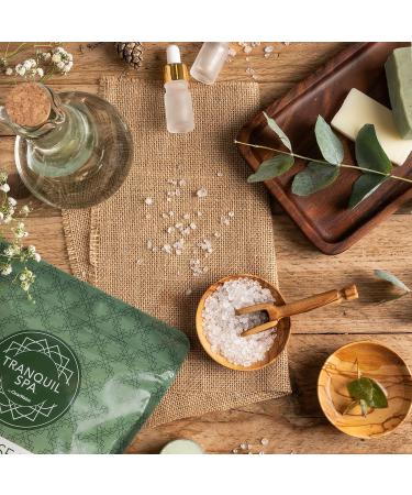 Clearwater Tranquil Spa 100% Dead Sea Salt - 1kg Bathing & Whirlpool Salt with Eucalyptus - Natural Minerals for Relaxation - Buy Online on GoSupps.com