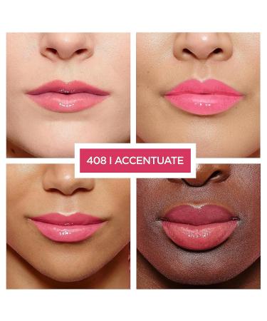 L'Or al Paris Glossy Lip Gloss No. 408 - Maximum Volume & Nourishing Effect with Hyaluronic Acid & Collagen | Glow Paradise Plump-In-Gloss - 1 Piece - Buy Online on GoSupps.com