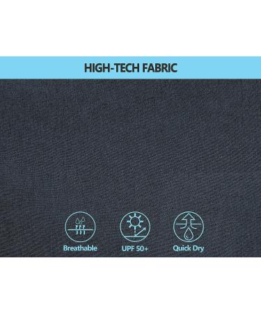 Little Donkey Andy Women's Bermuda Shorts - Quick Dry Lightweight Stretch for Golf, Hiking, Travel - Black Heather, Medium - Buy Online on GoSupps.com