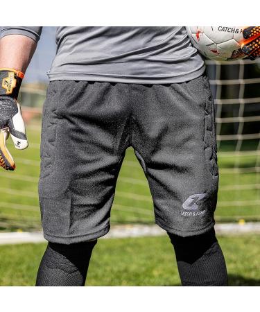 Premium Catch & Keep Goalkeeper Pants - Optimally Padded Training Gear for Men & Children - XXL Black - Buy Online on GoSupps.com