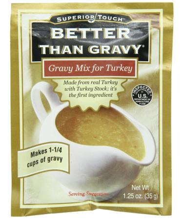 Better Than Gravy Gravy Mix Turkey, 1.25-Ounce (Pack of 12)