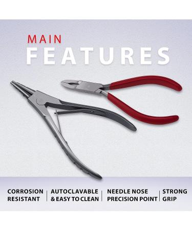 Surgical Online Bead Capture Ring Opener & Closer Set - Autoclavable Body Piercing Tool - Buy Online on GoSupps.com