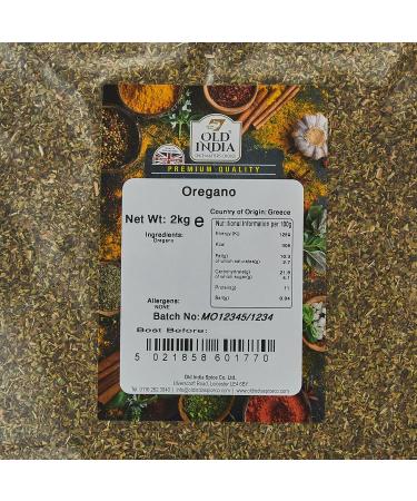 Old India Oregano 2kg - Premium Quality Herbs for Cooking | 2 kg (Pack of 1) - Buy Online on GoSupps.com