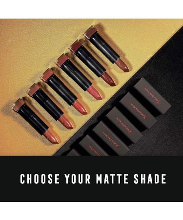 Max Factor Velvet Matte Lipstick Coffee 50 | Long-Lasting & Moisturizing Matte Finish | Vanilla MF Color Elixir Velvet Matte - Buy Online on GoSupps.com