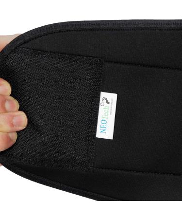 NEOtech Care Neoprene Back Brace - Double Straps Compression Support (XXXL Blue & Black) | International Shipping Available - Buy Online on GoSupps.com