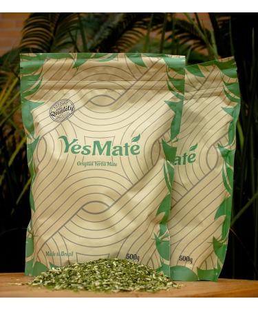YesMate Yerba Mate Starter Set - 500g Yerba Mate Gourd Bombilla & Brush - Buy Online on GoSupps.com