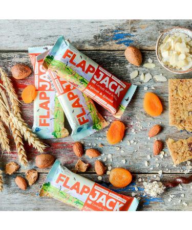Brynmor Apricot & Almond Flapjack 20 x 80g Individually Wrapped Bars - Perfect Snack Time Treat, 20 Count - Buy Online on GoSupps.com