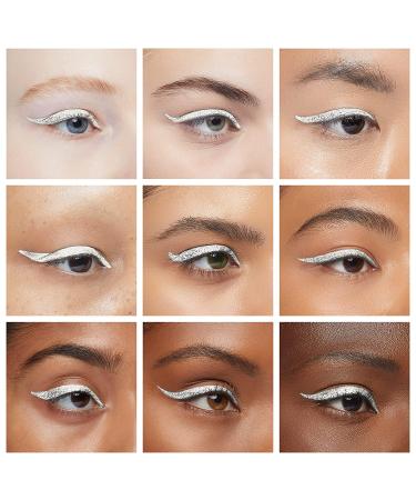 Ruby Kisses Classic Liquid Eyeliner - Smudgeproof Long Lasting Eye Makeup - Felt-Tip Applicator - White - 1 Pack - Buy Online on GoSupps.com