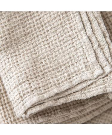 LinenMe Wafer Wash Cloths 12x12 Natural - Soft and Eco-Friendly - Buy Online on GoSupps.com