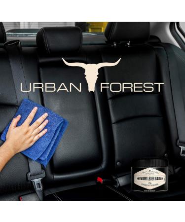 Urban Forest Profi Auto Interior Care Set | Cockpit Cleaner Leather Cleaner Balm & 4 Microfiber Cloths | Complete Car Interior Cleaning Solution - Buy Online on GoSupps.com