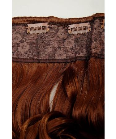 WIG Me Up Hair Part Clip-In Extensions - Curly Copper Brown 5 Clips - Heat Resistant WH5008-180C-30 - Buy Online on GoSupps.com