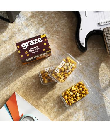 Graze Smoky BBQ 3 Pack Crunchy Snacks 31g - Buy Online on GoSupps.com