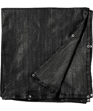 WindscreenSupplyCo 10' x 10' Heavy Duty Outdoor Mesh Cloth Netting for Dog Kennel Shade Cover - 85% UV Sun Protection for Patio, Porch, Garden, Greenhouse - Black - Buy Online on GoSupps.com
