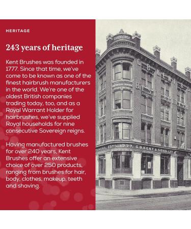 Kent Brushes Handmade Comb A 2T - Medium Size Coarse and Fine Comb - Buy Online on GoSupps.com