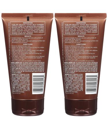 L'Oreal Paris Sublime Bronze Tinted Self-Tanning Lotion - Sunless Tan (2 Pack) - Buy Online on GoSupps.com