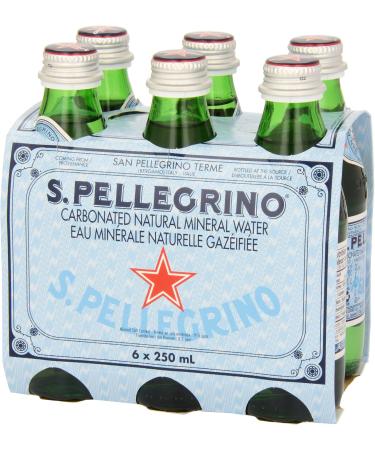 San Pellegrino Sparkling Mineral Water 250 ml (Pack of 6) - Buy Online on GoSupps.com
