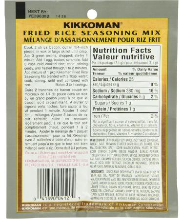 KIKKOMAN BRAND Fried Rice Seasoning Mix 28.3gm - Buy Online on GoSupps.com