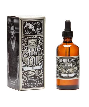 1893 Hydrating & Healing Shaving Oil - Sandalwood & Vanilla | 86g (3 Oz) - Premium Shave Oil for Smooth Skin - Buy Online on GoSupps.com