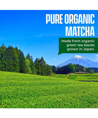 Kiss Me Organics Matcha Green Tea Powder - Premium 4oz | Antioxidant Rich & Organic - Buy Online on GoSupps.com