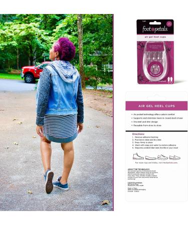 Foot Petals Heel Cups | Prevent Cracked Heels and Stabilize Women's Closed Back Heels - Buy Online on GoSupps.com
