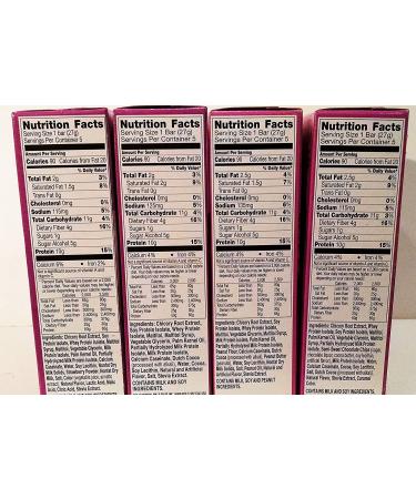 Protein One Protein Bars Variety - Chocolate Fudge, Chocolate Chip, Strawberries and Cream, Peanut Butter Chocolate - 4 Pack - Buy Online on GoSupps.com
