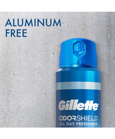 Buy Gillette Aluminum Free Deodorant for Men - Dry Spray Glacier Water 4.3oz (Pack of 3) - International Shipping Available - Buy Online on GoSupps.com