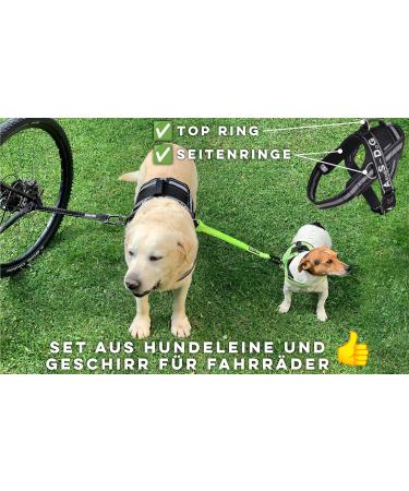 Bike & Dog: Patented Dog Leash & Harness Set for Biking - Includes 3-Ring Dishes & 2 Bicycle Bridles - Buy Online on GoSupps.com