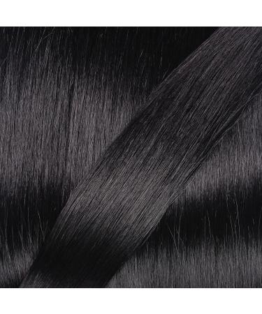 Buy Hair2Heart Real Hair Bonding Extensions - Wavy 50 Strands 1g 50cm 2/0 Black | International Shipping Available - Buy Online on GoSupps.com